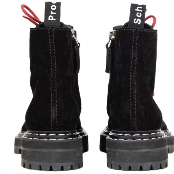 Proenza Schouler black combat boots - Picture 4 of 6